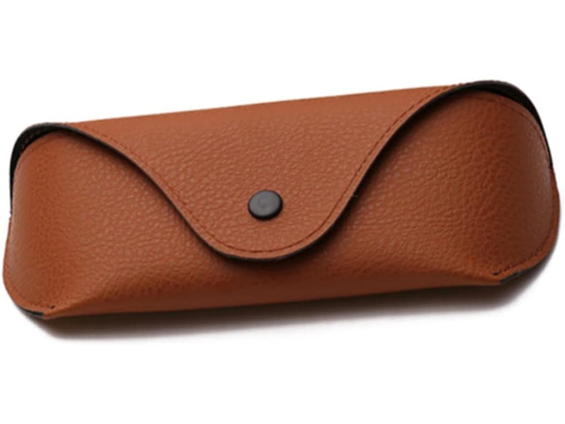 Para Óculos De Carro Em Couro Pu Marrom Bolsa Para Guardar Óculos De Sol E Óculos De Gokoco (2 Unidades)