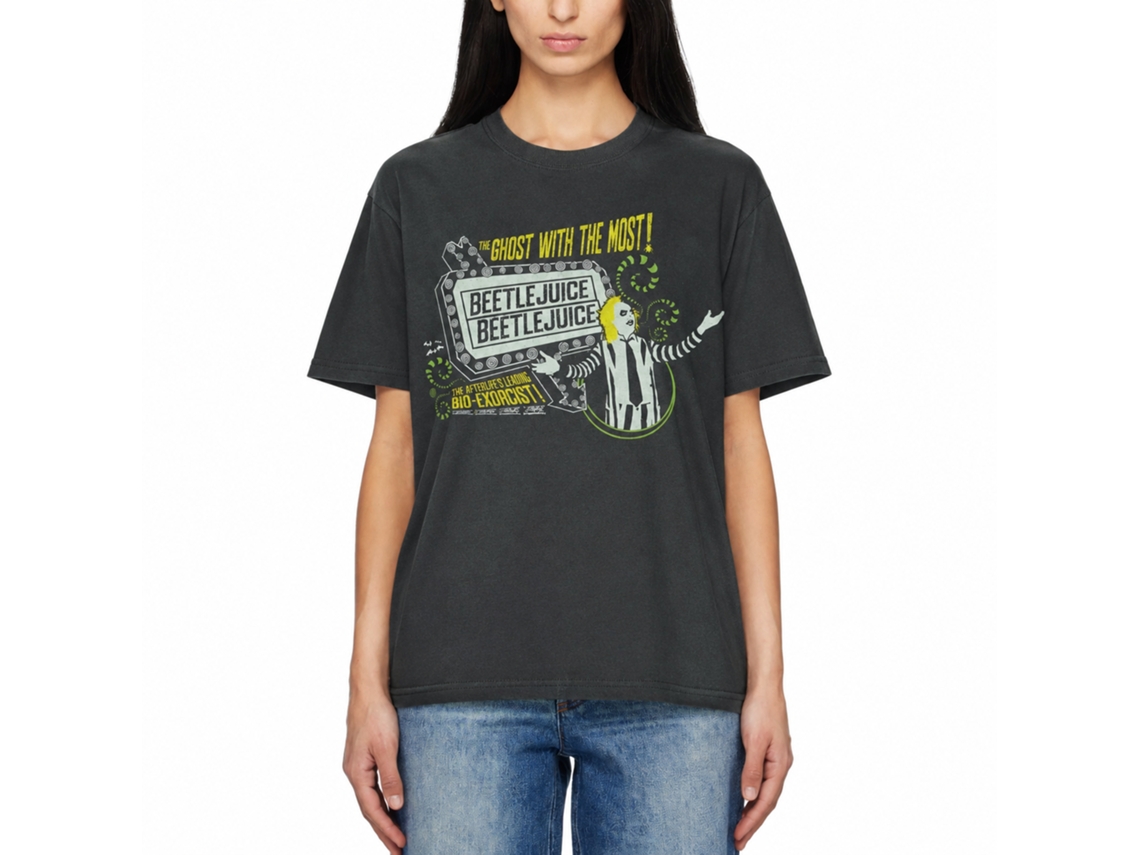 Rockinstone Beetlejuice The Ghost With The Most Black T-shirt Size:xxxl