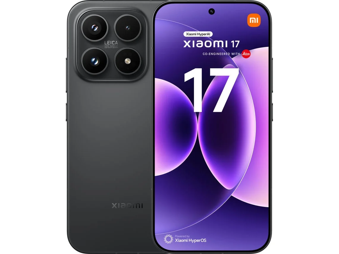 Smartphone XIAOMI 17 (6.3'' - 12 GB - 512 GB - Preto)