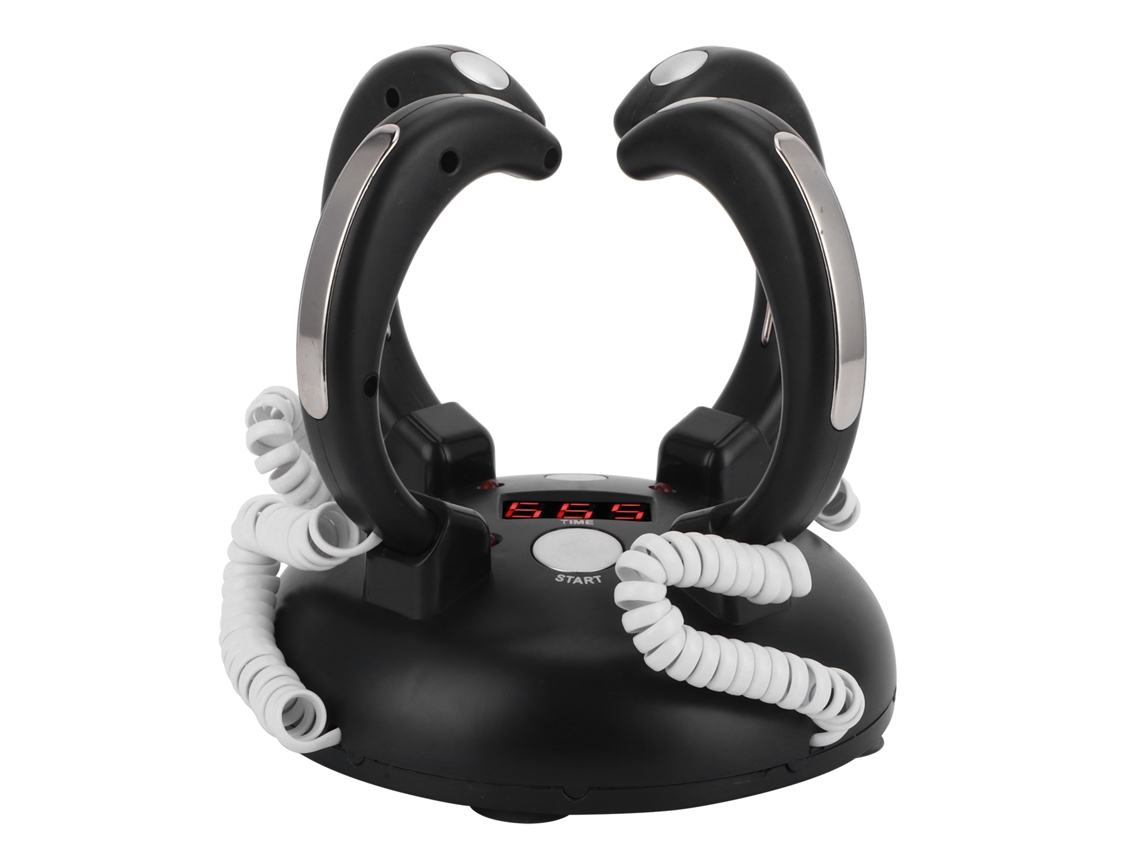 Detector de mentiras mini abs com choque elétrico jogo de festa brincadeira para crianças 7 14 anos S/MARCA