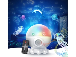 Projetor de Luz Noturna para Crianças, Brinquedo para Meninas e Meninos, Projeção de Estrelas, Lua e Mar para Meninas de 2 a 10 Anos BRILVIBERA