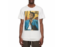 Rockinstone Scarface Movie Cig White Adult T-shirt Size:xxxl