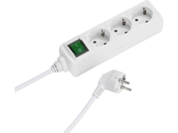 Extensão 3T VIVANCO Com Interruptor 1.4M (Outlet Caixa Aberta - Branco)