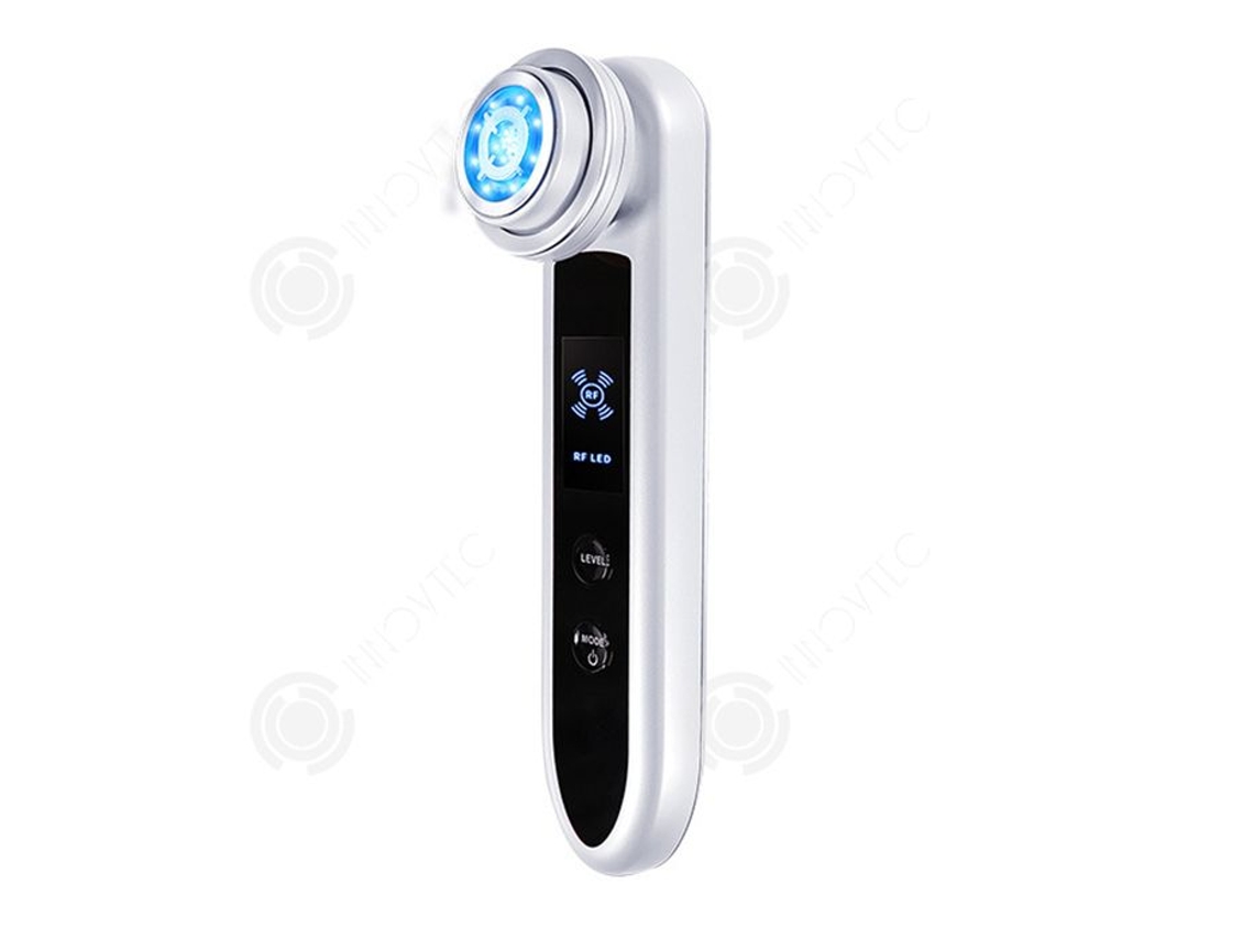Inn Aparelho Anti Idade Facial Multifuncional 5 Modos Com Luz Vermelha E Azul Aparelho De Massagem Facial Limpeza Do Rosto Innovtec