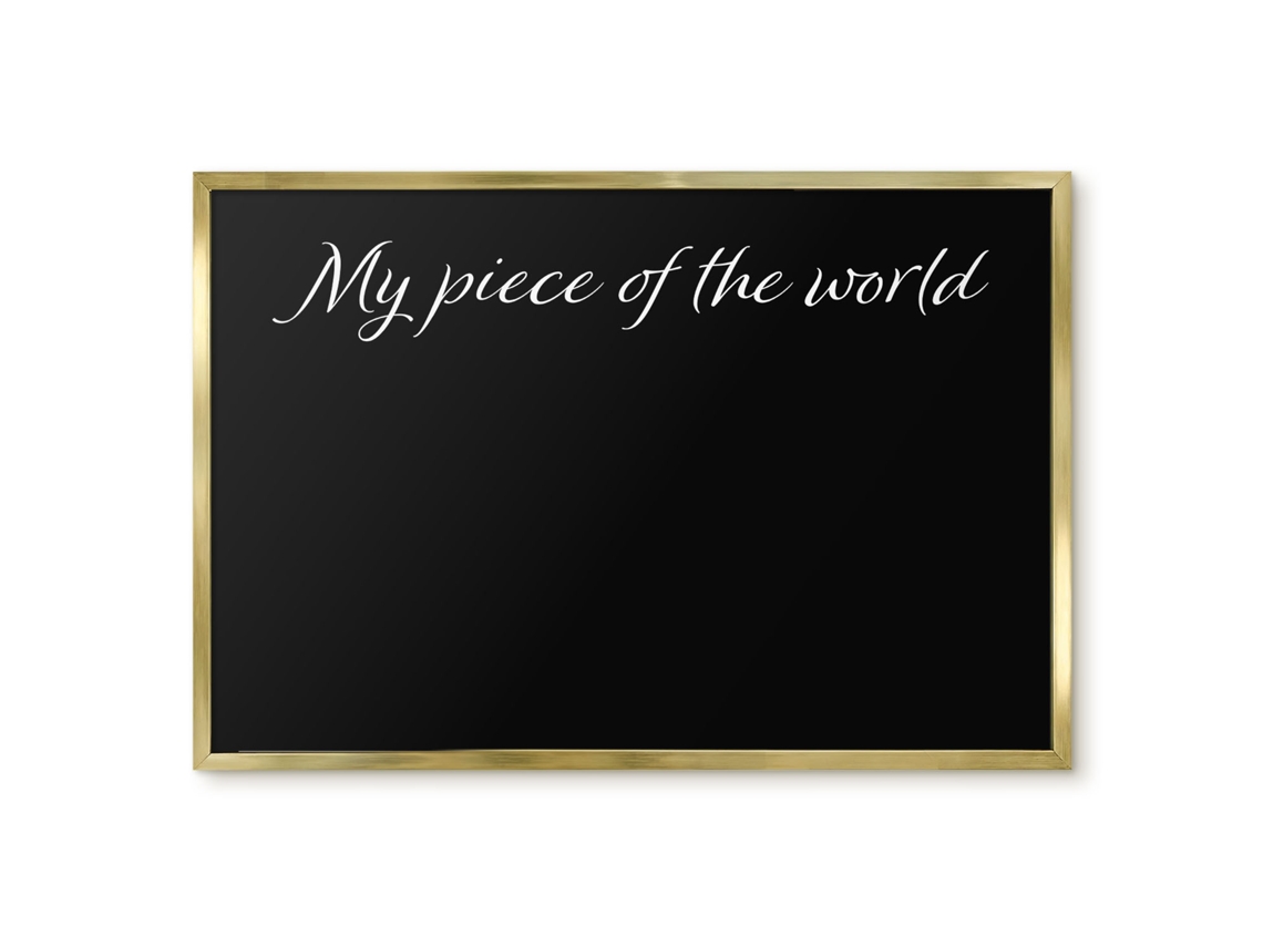Magnetic Wall Board My Piece Of The World For The Office Espelharte (60x40 Cm)