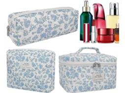 Nécessaire Floral Feminina, Stojo Organizador Grande.