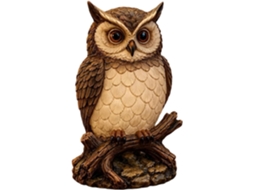 Luminárias noturnas genéricas para estátua decorativa de mesa em resina.