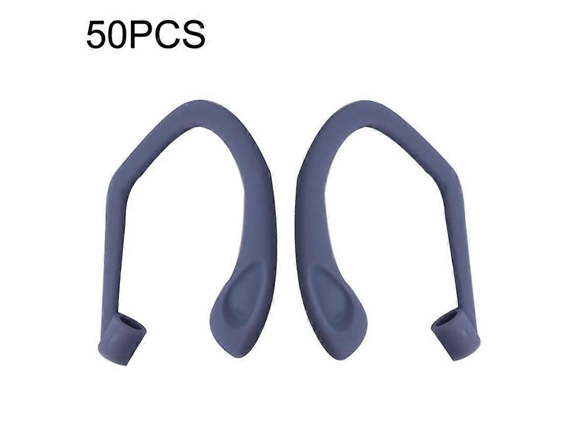 50 Peças Eg40 Para Apple Airpods Pro Sports Fone De Ouvido Sem Fio Bluetooth Silicone Antiderrapante Gancho De Orelha Roxo