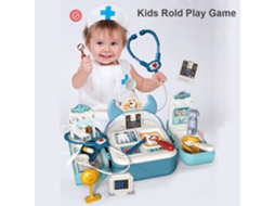 Mali conjunto de Brinquedos Médico para Crianças com Mochila Estojo Presente de Natal Aniversário