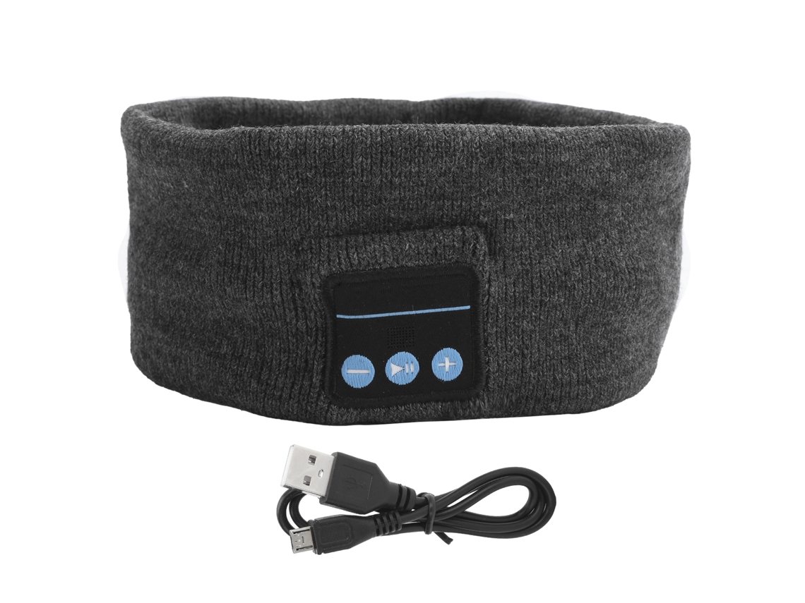 Auriculares inalámbricos Bluetooth para deportes con control de volumen, gris, S/MARCA
