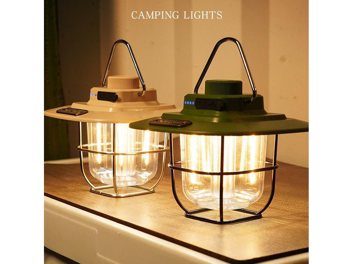 Lâmpada de Camping Led Recarregável À Prova D'água