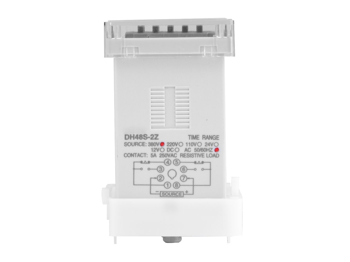 Relé Temporizador Programable Dh48s 2z Led 0.01s 99h99m 8 Pines 380v Ca