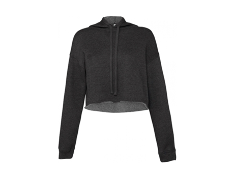 Sweatshirt para Mulher BELLA + CANVAS (XL - Algodão - Cinzento)