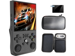 Console Portátil Retrô R36max com Mais de 18.000 Títulos Clássicos, Tela Ips de 4 Polegadas AQUAFORGE