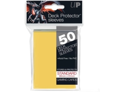 Conjunto de 50 Capas para Cartas ULTRA PRO (Amarelo)