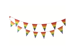 Bandeira de Orgulho Lgbt Bandeira em Cordão para Pansexualidade Bissexualidade Transgêneros e Orgulho Gay Decoração para Bares 25 Bandeiras JEIIBRZUI