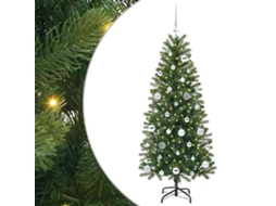 Conjunto 1 Árvore Artificial Vidaxl Verde Plástico (150 Cm)