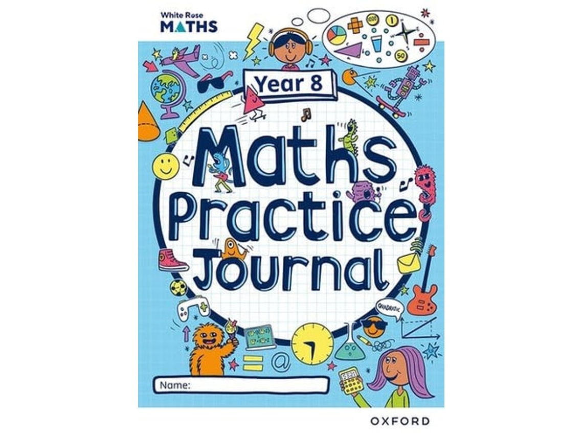 Livro White Rose Maths Practice Journals Year 8 Workbook Single Copy De Mary-kate Connolly (inglês)
