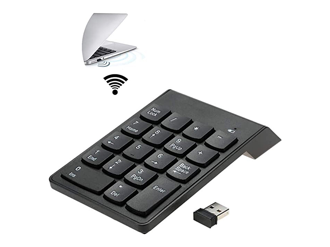 Teclado Numérico Mini Sem Fio LAXISCREED