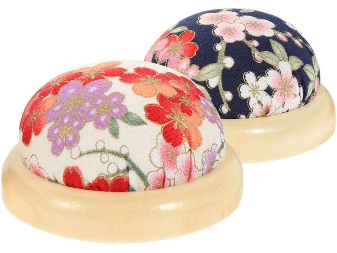 Almofada De Alfinetes De 2 Peças Com Base Para Costura E Patchwork, Acessório Prático E Compacto