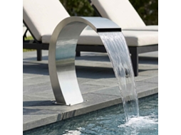 Vidaxl Fonte Da Piscina Prateado 60 X 30 X 70 Cm Aço Inoxidável