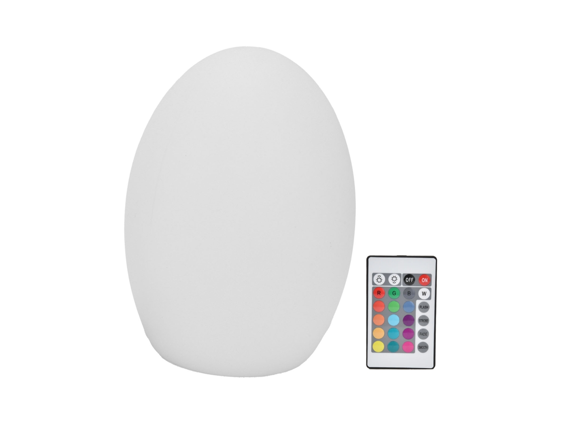 Luminária Ambiente Led em Formato de Ovo com 16 Cores Rgb para Ambientes Internos CHABERLU