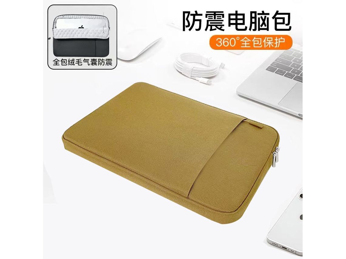 Bolsa Para Laptop à Prova De Choque Com Airbag Versão A Cáqui Superior 12,3 Polegadas Yunzii (tamanho Da Tela 12 A 13,6 Polegadas)