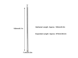Laxiscreed Antena De Fio De Cobre Com Sete Secções Para Melhor Sinal De Tv