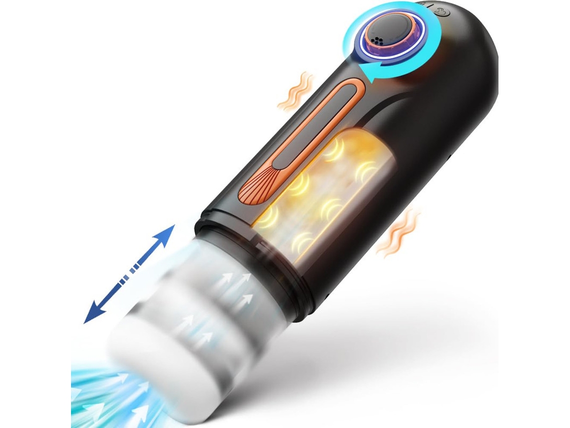 Masturbador De Suco De Pronncia Telescpica Automtica Multifrequncia (preto) Yizhood