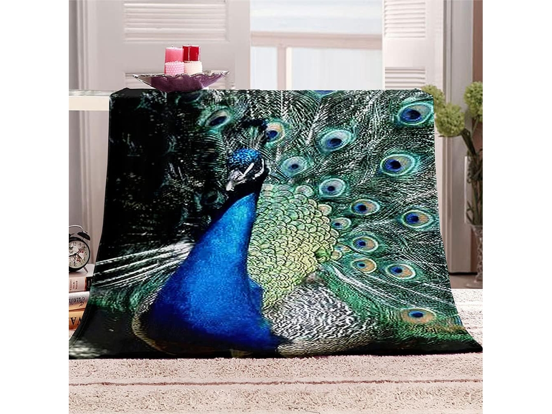 Manta de Lã Fansu Estampa Animal 3d Microfibra Quente e Macia Ideal para o Inverno Perfeita Cama Ou Sofá Adequ