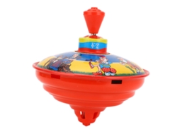 Brinquedo De Lata Retro Giratório Com Música Artesanal De Ferro Para Festa De Bar E Feriado