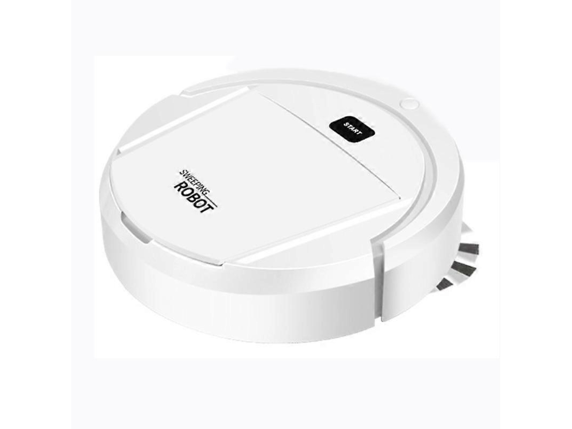 Robô Aspirador Automático 3 Em 1, Plástico, Carregamento Usb, Baixo Ruído, Para Áreas De 90 A 120 M²