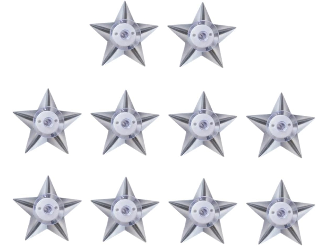 Nuobesty Conjunto De 10 Luminárias Noturnas Led Suaves Em Formato