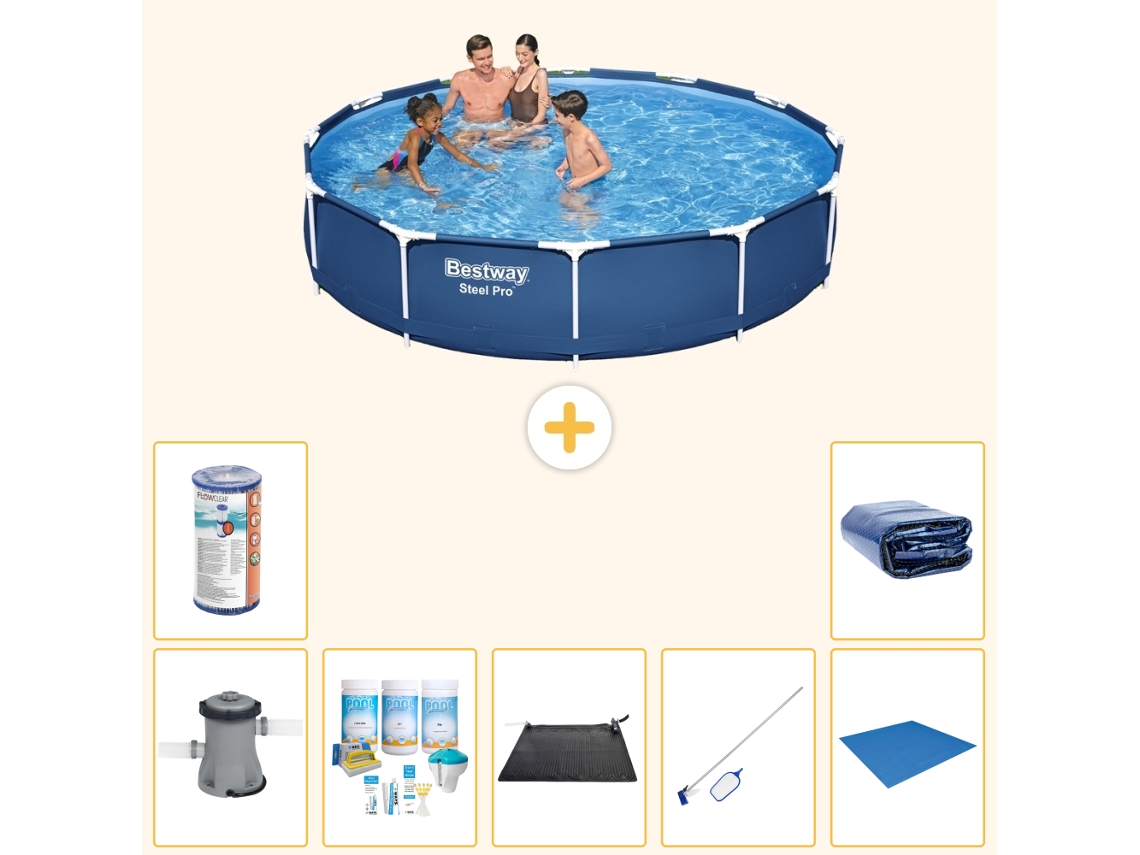 Bestway Piscina Bestway Steel Pro Redonda - 366x76 Cm - 8-peças S21600