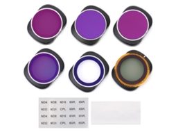 Conjunto de filtros de lente: MCUV, CPL e Nd para Osmo Pocket