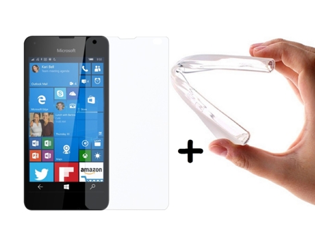 Capa Microsoft Lumia 550 MULTISHOP Gel Transparente