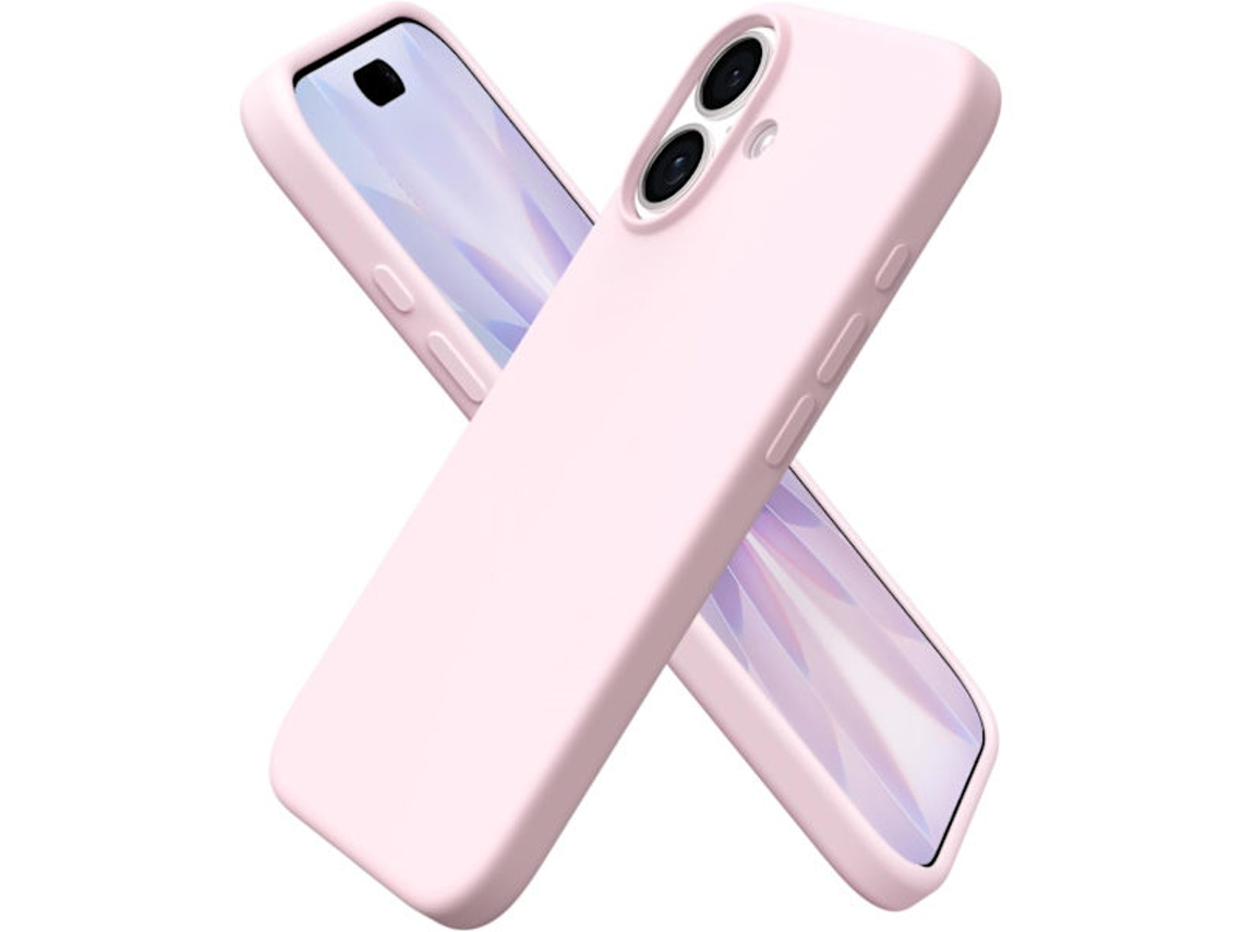 Capa De Silicone Líquido Para Iphone 17 - Proteção Total, Rosa