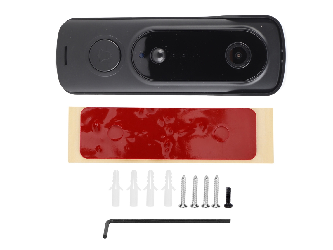 Primerox campainha Inteligente Wifi Sem Fio com Vídeo 1080p Detecção de Movimento Pir Segurança Residencial
