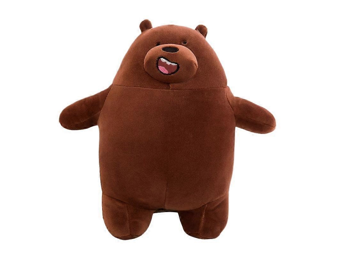 Urso Marrom De Pelúcia Em Pé, Macio, Para Abraços E Presente