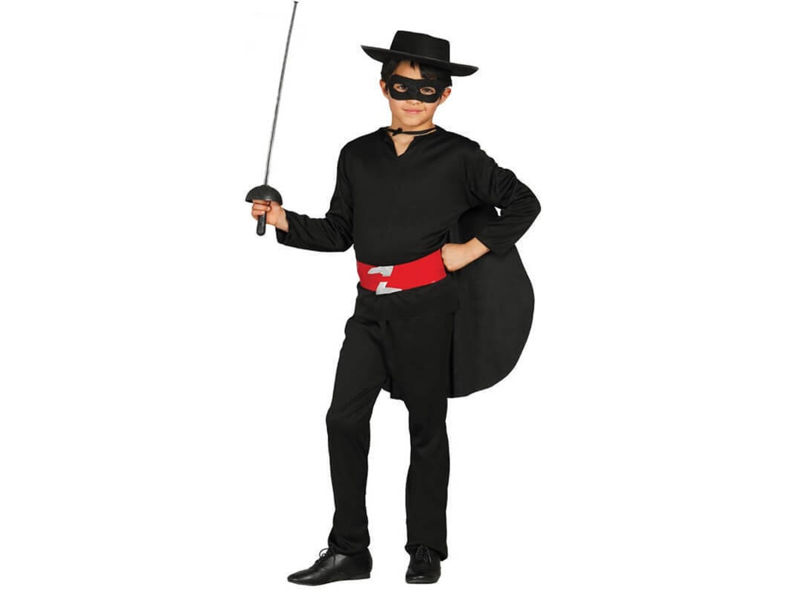 Fato de Menino DISFRAZZES Bandido Mascarado Com Cinto Vermelho (Tam: 7 a 9 anos)