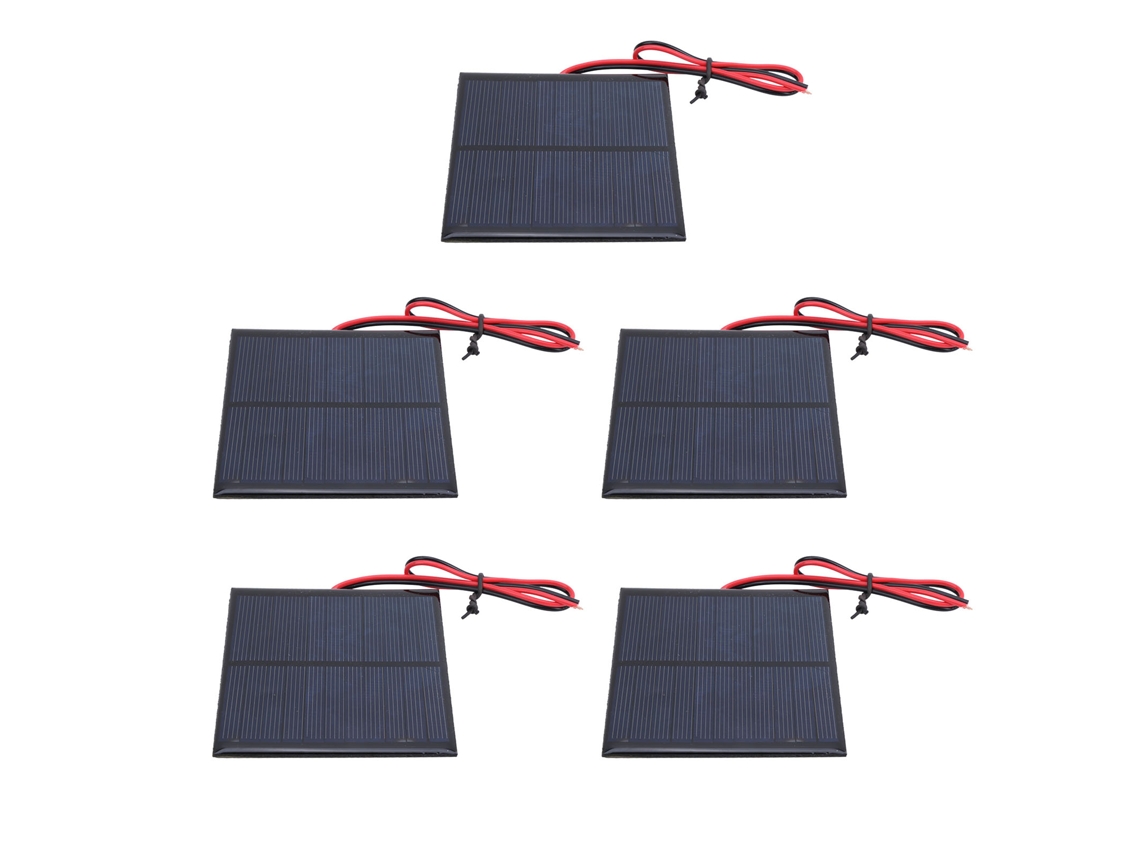 Painel Solar Portátil Laxiscreed Com Cabos De 30cm, Resina Epóxi, Ideal Para Projetos Solares Domésticos
