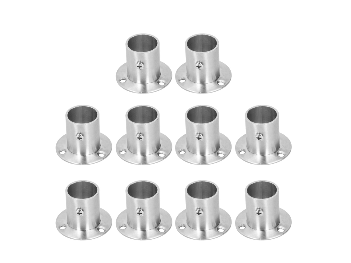 10 suporte de flange Primerox para armário aço inoxidável espessado Φ25 base tomada