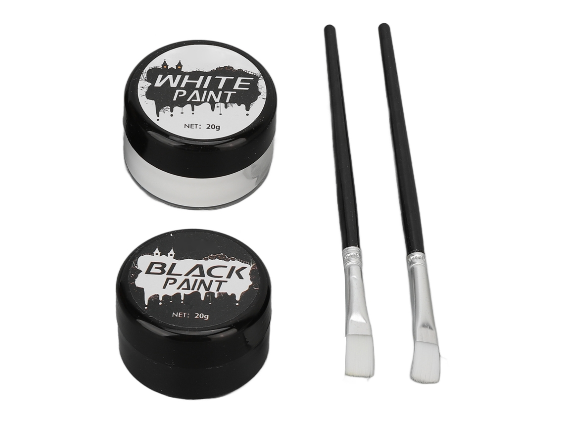 Kit De Pintura Facial Halloween Alta Pigmentação Cosplay Festas Temáticas