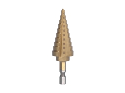 Primerox broca de Passo com Cabo Hexagonal Aço Rápido 4 22mm para Aço Latão Madeira Plástico
