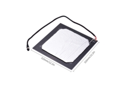 Cama Quente Para Impressora 3d 12v 310*310mm Placa De Alumínio Com Conector De Aviação Compatível Com Creality Cr-10/cr-10s
