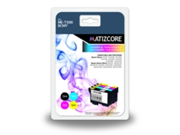 Pack 4 Tinteiros MATIZCORE Epson T1295 (MET1285/T1295PK) — Preto e Cores
