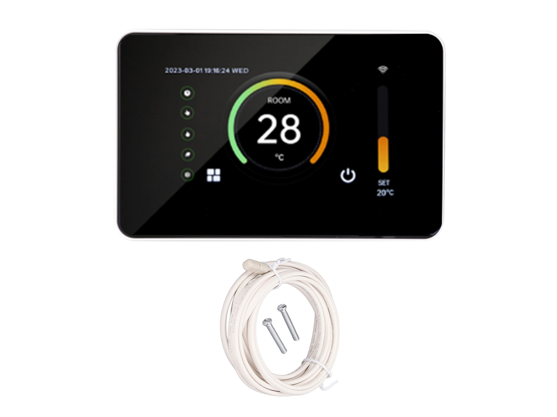 Termostato Wifi Inteligente Com Tela 4.3 Polegadas Controle Celular Sunflare