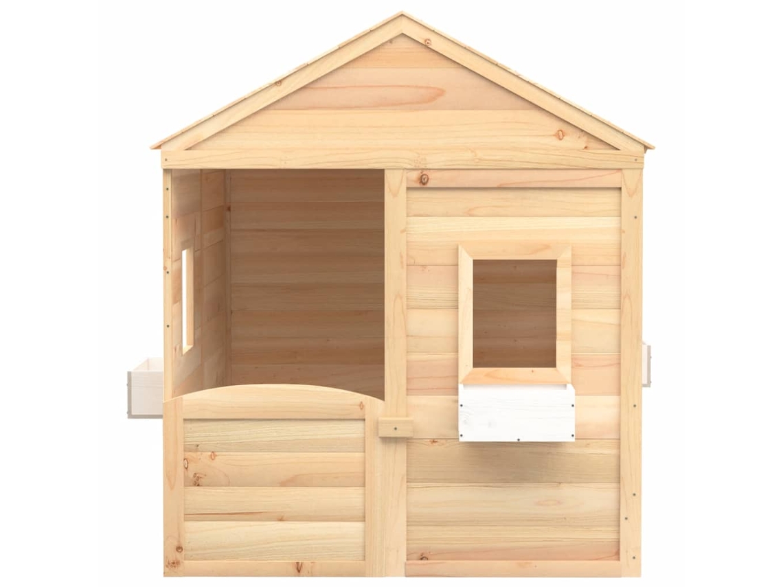 Casinha de brincar VIDAXL Marrom Madeira