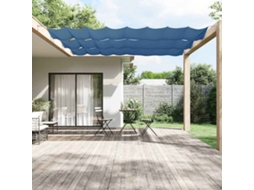 Vidaxl Toldo Vertical 140x1000 Cm Tecido Oxford Azul