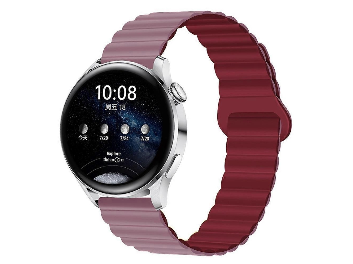 Pulseira De Relógio Magnética De Silicone Bicolor